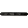 StarTech.com USB C daugiafunkcis adapteris - USB Type-C mini dokas su HDMI 4K arba VGA 1080p vaizdu - 100W maitinimo pralaidumas, 3 prievadų USB 3.0 šakotuvas, GbE, SD ir MicroSD - nešiojamojo kompiuterio kelioninis dokas