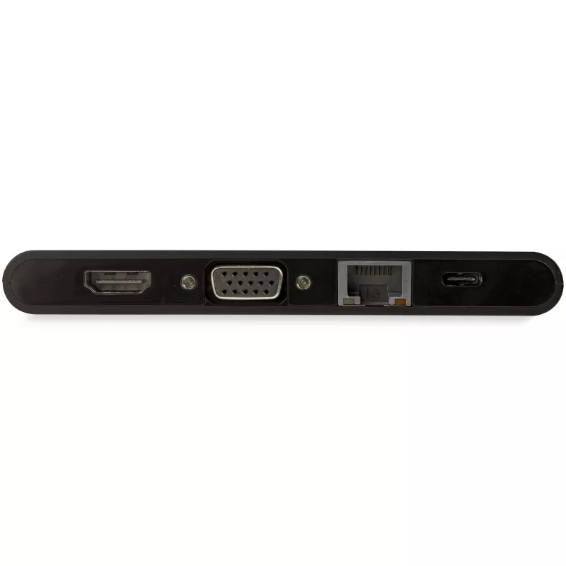 StarTech.com USB C daugiafunkcis adapteris - USB Type-C mini dokas su HDMI 4K arba VGA 1080p vaizdu - 100W maitinimo pralaidumas, 3 prievadų USB 3.0 šakotuvas, GbE, SD ir MicroSD - nešiojamojo kompiuterio kelioninis dokas