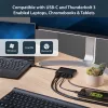 StarTech.com USB-C daugiafunkcis adapteris – nešiojama USB-C dokas su 4K HDMI – 100 W PD 3.0 pralaidumas, 1x USB-A, 1x USB-C, GbE – Thunderbolt 3 ir USB Type-C nešiojamojo kompiuterio kelioninis dokas – Mac ir Windows