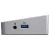 StarTech.com 4K USB-C dokas, triguba UHD 4K monitorių prijungimo stotelė, Mac ir Windows, USB-C į HDMI ir DisplayPort, 100 W energijos tiekimas, 5x USB 5 Gbps šakotuvas – TAA