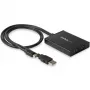StarTech.com Mini DisplayPort į dviejų kanalų DVI adapteris – maitinamas per USB – juodas