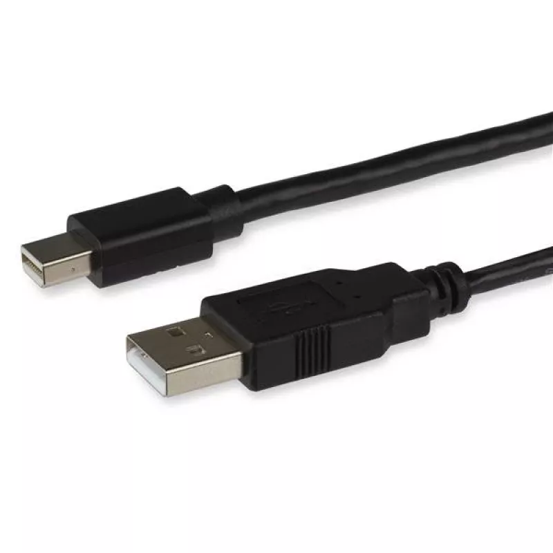 StarTech.com Mini DisplayPort į dviejų kanalų DVI adapteris – maitinamas per USB – juodas