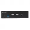 StarTech.com 2 prievadų DisplayPort KVM jungiklis - 4K 60Hz - Vienas ekranas - Dviejų prievadų UHD DP 1.2 USB KVM jungiklis su integruotu USB 3.0 šakotuvu ir garsu - Dell HP Apple Lenovo - TAA atitinkantis