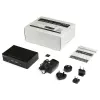 StarTech.com 2 prievadų DisplayPort KVM jungiklis - 4K 60Hz - Vienas ekranas - Dviejų prievadų UHD DP 1.2 USB KVM jungiklis su integruotu USB 3.0 šakotuvu ir garsu - Dell HP Apple Lenovo - TAA atitinkantis