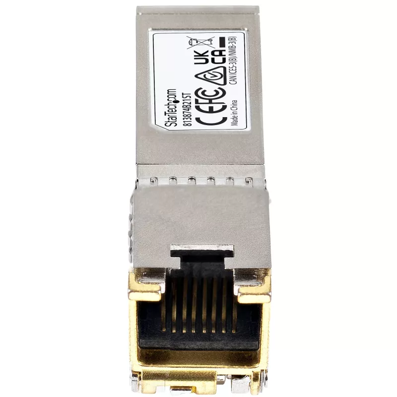 StarTech.com HPE 813874-B21 suderinamas SFP+ modulis - 10GBASE-T - SFP į RJ45 Cat6/Cat5e - 10GE Gigabit Ethernet SFP+ - RJ-45 30m - HPE BladeSystem, c-Class