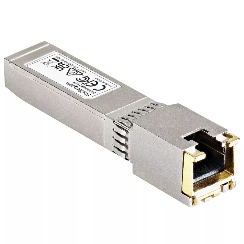 StarTech.com HPE 813874-B21 suderinamas SFP+ modulis - 10GBASE-T - SFP į RJ45 Cat6/Cat5e - 10GE Gigabit Ethernet SFP+ - RJ-45 30m - HPE BladeSystem, c-Class