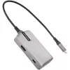 StarTech.com USB-C universali jungtis – USB-C į 4K 60Hz HDMI 2.0, 100W energijos perdavimas – 3 prievadų 10Gbps USB šakotuvas – Nešiojama USB-C mini dokinė stotelė – 10 colių (25 cm) laidas