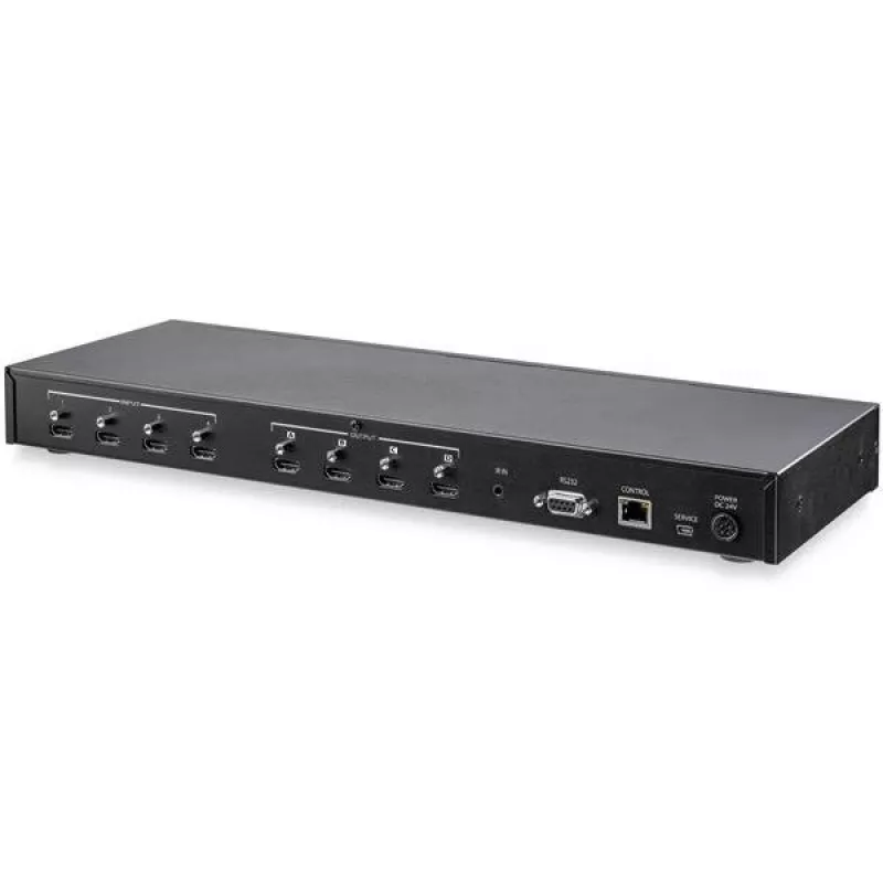 StarTech.com 4x4 HDMI Matricos Jungiklis su Garso ir Ethernet Valdymu - 4K 60Hz