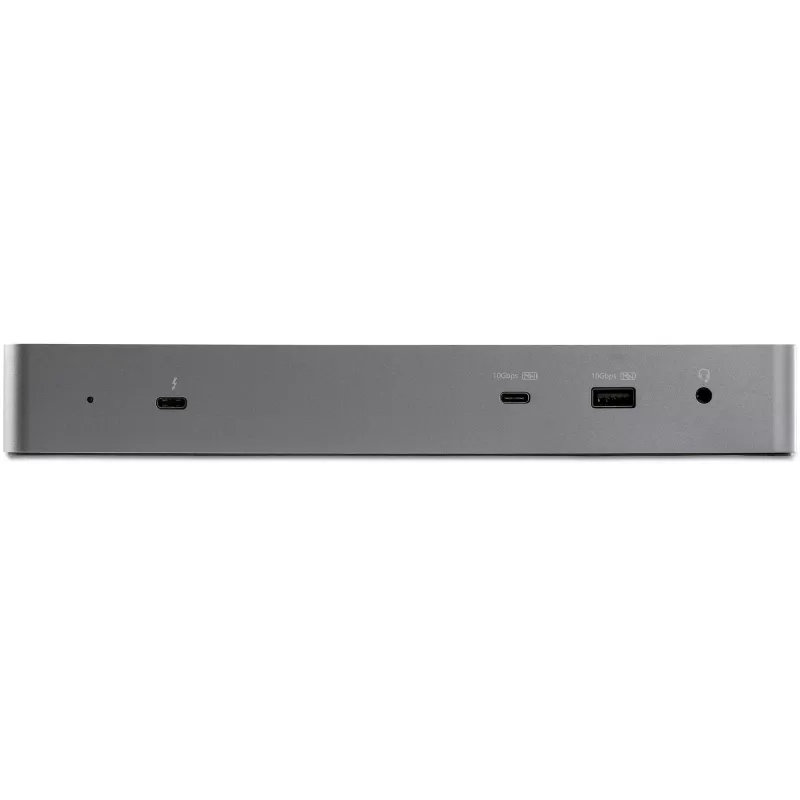 StarTech.com USB-C dokas, skirtas „MacBook Pro/Air-M1/M2/M3/M4“, suderinamas su „Thunderbolt“, HDMI/DisplayPort, du 4K 60Hz / vienas 8K, USB Type-C nešiojamojo kompiuterio dokas, 96 W galios tiekimas, USB 10 Gbps