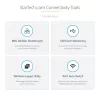 StarTech.com USB-C dokas, skirtas „MacBook Pro/Air-M1/M2/M3/M4“, suderinamas su „Thunderbolt“, HDMI/DisplayPort, du 4K 60Hz / vienas 8K, USB Type-C nešiojamojo kompiuterio dokas, 96 W galios tiekimas, USB 10 Gbps