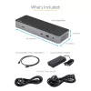 StarTech.com USB-C dokas, skirtas „MacBook Pro/Air-M1/M2/M3/M4“, suderinamas su „Thunderbolt“, HDMI/DisplayPort, du 4K 60Hz / vienas 8K, USB Type-C nešiojamojo kompiuterio dokas, 96 W galios tiekimas, USB 10 Gbps