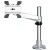 StarTech.com Stalviršio monitoriaus laikiklis - VESA arba Apple iMac/Thunderbolt arba itin platus ekranas iki 14 kg - Šarnyrinis, reguliuojamo aukščio vienas stalinis monitoriaus stulpinis tvirtinimas - Spaustuvas/įvorė