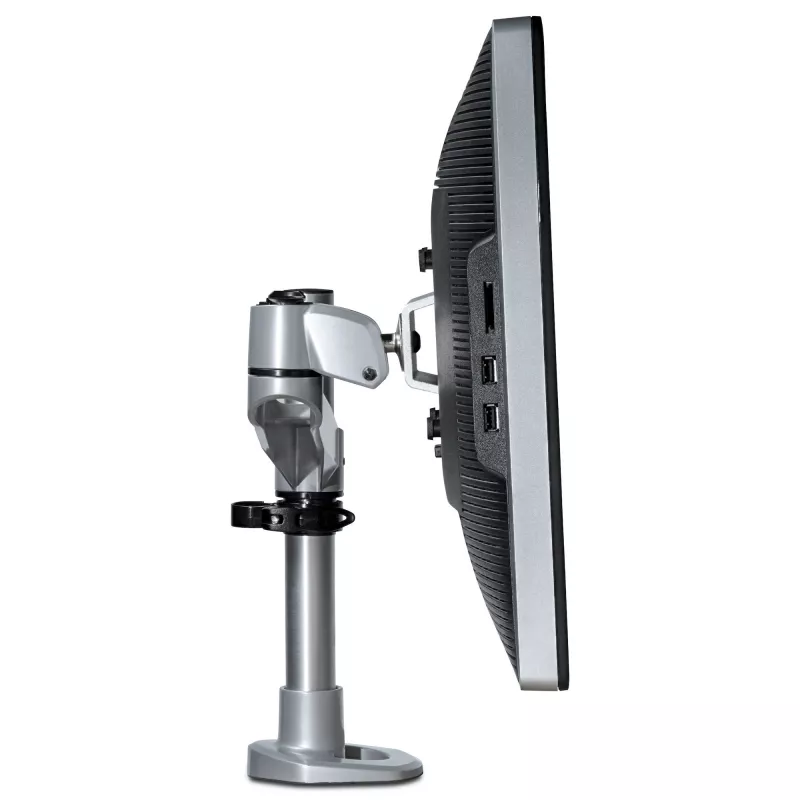 StarTech.com Stalviršio monitoriaus laikiklis - VESA arba Apple iMac/Thunderbolt arba itin platus ekranas iki 14 kg - Šarnyrinis, reguliuojamo aukščio vienas stalinis monitoriaus stulpinis tvirtinimas - Spaustuvas/įvorė