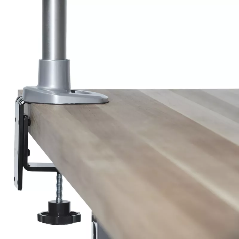 StarTech.com Stalviršio monitoriaus laikiklis - VESA arba Apple iMac/Thunderbolt arba itin platus ekranas iki 14 kg - Šarnyrinis, reguliuojamo aukščio vienas stalinis monitoriaus stulpinis tvirtinimas - Spaustuvas/įvorė