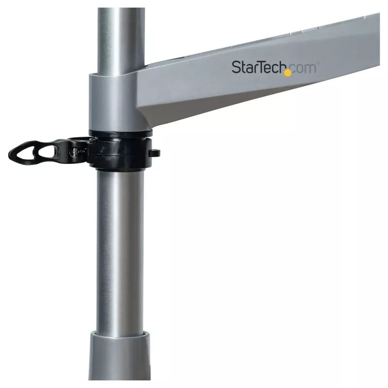 StarTech.com Stalviršio monitoriaus laikiklis - VESA arba Apple iMac/Thunderbolt arba itin platus ekranas iki 14 kg - Šarnyrinis, reguliuojamo aukščio vienas stalinis monitoriaus stulpinis tvirtinimas - Spaustuvas/įvorė