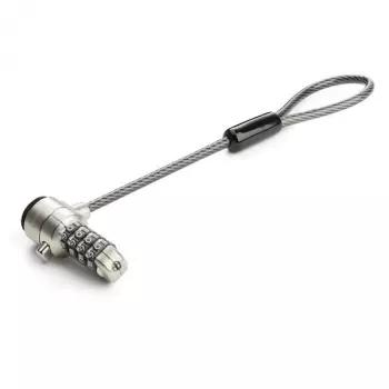 StarTech.com Universalus nešiojamojo kompiuterio kabelinio užrakto prailginimo kilpa - 6 inch (15 cm) apsaugos nuo vagystės 4 skaitmenų kombinacinis K lizdo užraktas - kompiuterio apsaugos kabelis, sukuriantis dviejų / kelių galvučių užraktą keliems įrenginiams