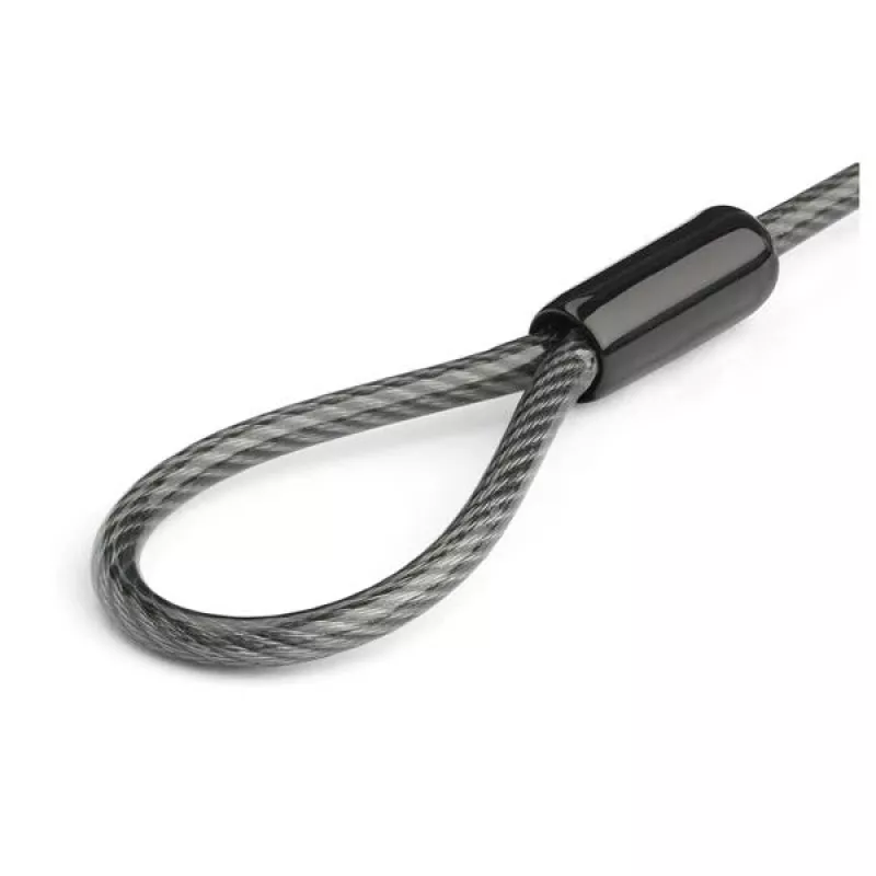 StarTech.com Universalus nešiojamojo kompiuterio kabelinio užrakto prailginimo kilpa - 6 inch (15 cm) apsaugos nuo vagystės 4 skaitmenų kombinacinis K lizdo užraktas - kompiuterio apsaugos kabelis, sukuriantis dviejų / kelių galvučių užraktą keliems įrenginiams