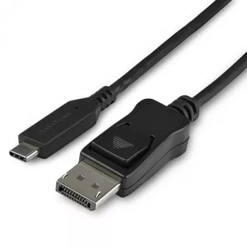 StarTech.com 3,3 pėdų / 1 m USB-C į DisplayPort 1.4 kabelis – 8K/5K/4K USB Type-C į DP 1.4 Alt Mode vaizdo adapteris keitiklis – HBR3/HDR/DSC – 8K 60 Hz DP monitoriaus kabelis – USB-C/Thunderbolt 3
