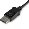 StarTech.com 3,3 pėdų / 1 m USB-C į DisplayPort 1.4 kabelis – 8K/5K/4K USB Type-C į DP 1.4 Alt Mode vaizdo adapteris keitiklis – HBR3/HDR/DSC – 8K 60 Hz DP monitoriaus kabelis – USB-C/Thunderbolt 3