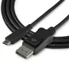 StarTech.com 3,3 pėdų / 1 m USB-C į DisplayPort 1.4 kabelis – 8K/5K/4K USB Type-C į DP 1.4 Alt Mode vaizdo adapteris keitiklis – HBR3/HDR/DSC – 8K 60 Hz DP monitoriaus kabelis – USB-C/Thunderbolt 3