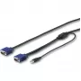 StarTech.com 15 pėdų (4,6 m) USB KVM kabelis stovo konsolėms