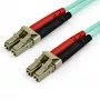 StarTech.com 7m (22ft) LC/UPC į LC/UPC OM4 daugiagyslis šviesolaidinis kabelis, 50/125µm LOMMF/VCSEL Zipcord pluoštas, 100G, maži įterpimo nuostoliai – LSZH šviesolaidinis trumpiklis