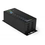 StarTech.com 7 prievadų USB 3.0 šakotuvas su maitinimo adapteriu – metalinis pramoninis USB-A šakotuvas su ESD ir 350 W apsauga nuo viršįtampių – DIN / prie sienos / ant stalo montuojamas – didelės spartos USB 3.2 Gen 1 (5 Gbps) šakotuvas – TAA