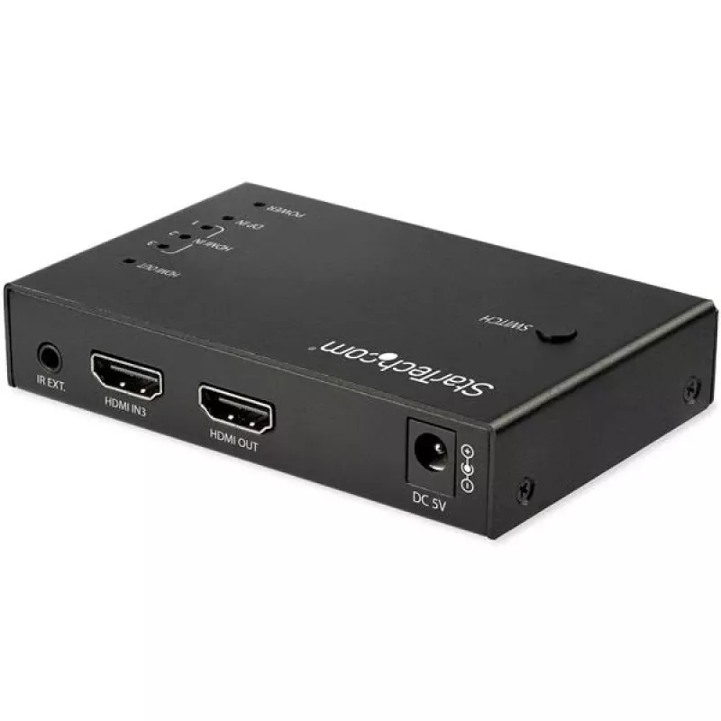 StarTech.com 4 prievadų HDMI vaizdo jungiklis - 3x HDMI ir 1x DisplayPort - 4K 60Hz
