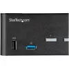 “StarTech.com” 2 prievadų dviejų monitorių HDMI KVM komutatorius - 4K 60Hz Ultra HD HDR - Stalinis 4K HDMI 2.0 KVM komutatorius su 2 prievadų USB 3.0 šakotuvu (5Gbps) ir 4x USB 2.0 HID, garsas - Spartusis perjungimas - TAA