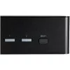 “StarTech.com” 2 prievadų dviejų monitorių HDMI KVM komutatorius - 4K 60Hz Ultra HD HDR - Stalinis 4K HDMI 2.0 KVM komutatorius su 2 prievadų USB 3.0 šakotuvu (5Gbps) ir 4x USB 2.0 HID, garsas - Spartusis perjungimas - TAA