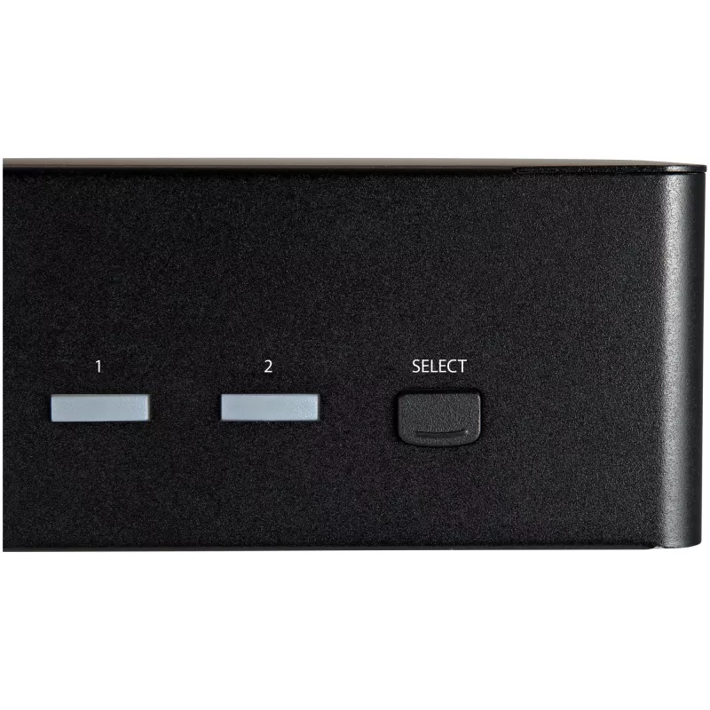“StarTech.com” 2 prievadų dviejų monitorių HDMI KVM komutatorius - 4K 60Hz Ultra HD HDR - Stalinis 4K HDMI 2.0 KVM komutatorius su 2 prievadų USB 3.0 šakotuvu (5Gbps) ir 4x USB 2.0 HID, garsas - Spartusis perjungimas - TAA