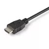 StarTech.com 2 prievadų HDMI KVM komutatorius - 4K 60Hz - Kompaktiškas dviejų prievadų UHD/Ultra HD USB stalinis KVM komutatorius su integruotais 1,2 m kabeliais ir garso įranga - maitinamas per magistralę ir nuotolinis perjungimas - MacBook ThinkPad