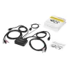 StarTech.com 2 prievadų HDMI KVM komutatorius - 4K 60Hz - Kompaktiškas dviejų prievadų UHD/Ultra HD USB stalinis KVM komutatorius su integruotais 1,2 m kabeliais ir garso įranga - maitinamas per magistralę ir nuotolinis perjungimas - MacBook ThinkPad