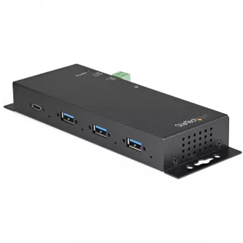 StarTech.com 4 prievadų USB-C šakotuvas 10 Gbps – metalinis pramoninis USB-C šakotuvas su 3xUSB-A ir 1xUSB-C – ESD ir apsauga nuo viršįtampių – USB-C arba USB-A priegloba – savaime maitinamas montuojamas USB 3.2/3.1 Gen 2 šakotuvas~4 prievadų USB-C šakotuvas 10 Gbps – metalinis pramoninis USB-C šakotuvas su 3xUSB-A ir 1xUSB-C – ESD ir apsauga nuo viršįtampių – USB-C arba USB-A priegloba –…