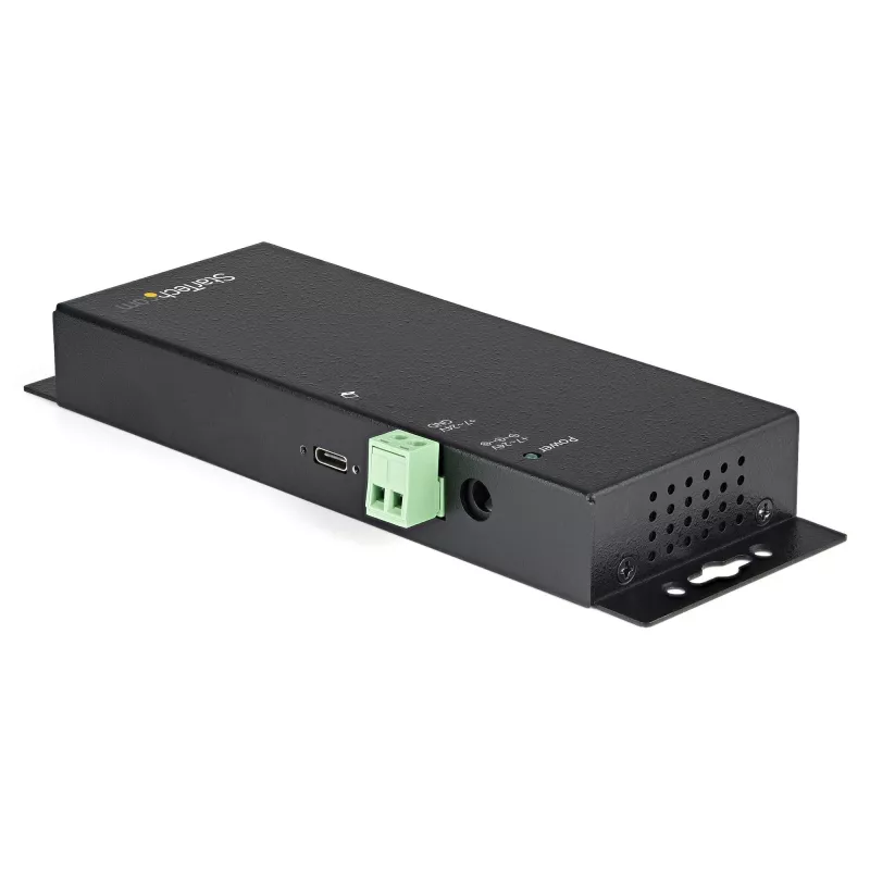 StarTech.com 4 prievadų USB-C šakotuvas 10 Gbps – metalinis pramoninis USB-C šakotuvas su 3xUSB-A ir 1xUSB-C – ESD ir apsauga nuo viršįtampių – USB-C arba USB-A priegloba – savaime maitinamas montuojamas USB 3.2/3.1 Gen 2 šakotuvas~4 prievadų USB-C šakotuvas 10 Gbps – metalinis pramoninis USB-C šakotuvas su 3xUSB-A ir 1xUSB-C – ESD ir apsauga nuo viršįtampių – USB-C arba USB-A priegloba –…