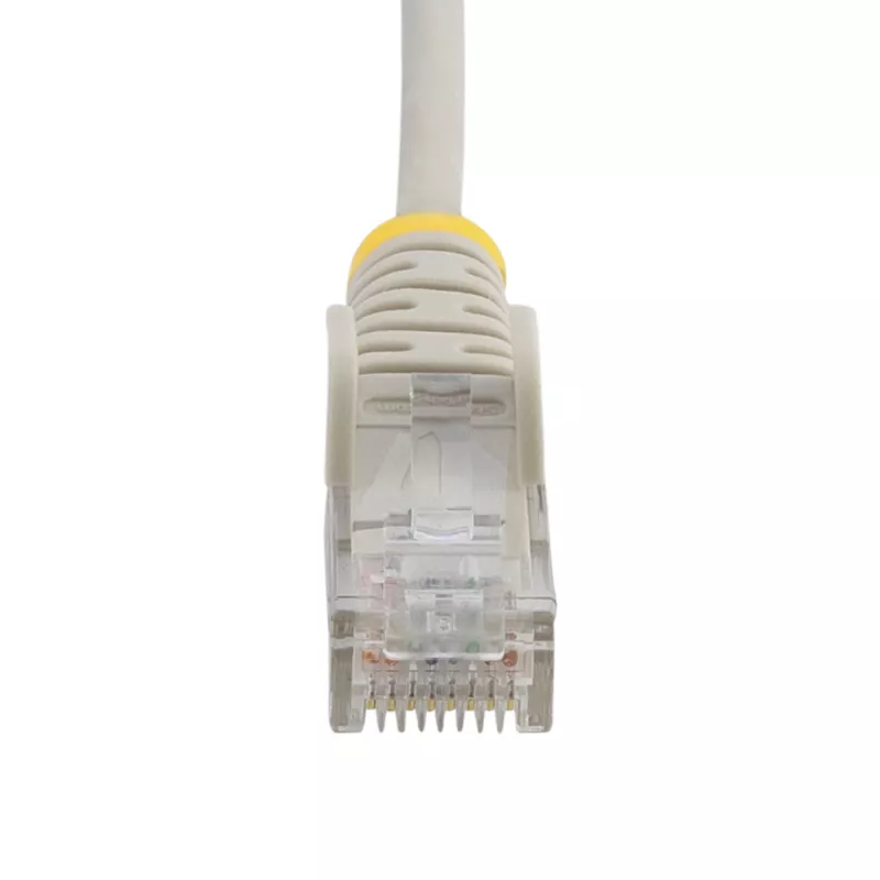 StarTech.com 1 m CAT6 laidas – plonas – neužsikabinantys RJ45 kištukai – pilkas