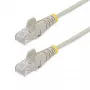 StarTech.com 1,5 m CAT6 kabelis – plonas – neužkabinami RJ45 kontaktai – pilkas