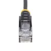 StarTech.com 2.5 m CAT6 kabelis – plonas – su neužkliūvančiomis RJ45 jungtimis – juodas