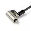 StarTech.com 6,5' (2m) 3-in-1 universali nešiojamojo kompiuterio kabelio spyna - rakinama nešiojamojo/stalinio kompiuterio apsaugos kabelio spyna, suderinama su K-Slot, Nano ir Wedge lizdais - apsaugos nuo vagystės plieninio kabelio spyna su raktais