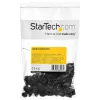 StarTech.com 50 vnt. 10-32 serverio stovo įdėklų veržlių ir varžtų su poveržlėmis rinkinys – tvirtinimo stovuose įranga – tinklo/IT įrangos spintos spaustukai/laikančiosios veržlės ir varžtai kvadratinėms skylėms – juoda – TAA
