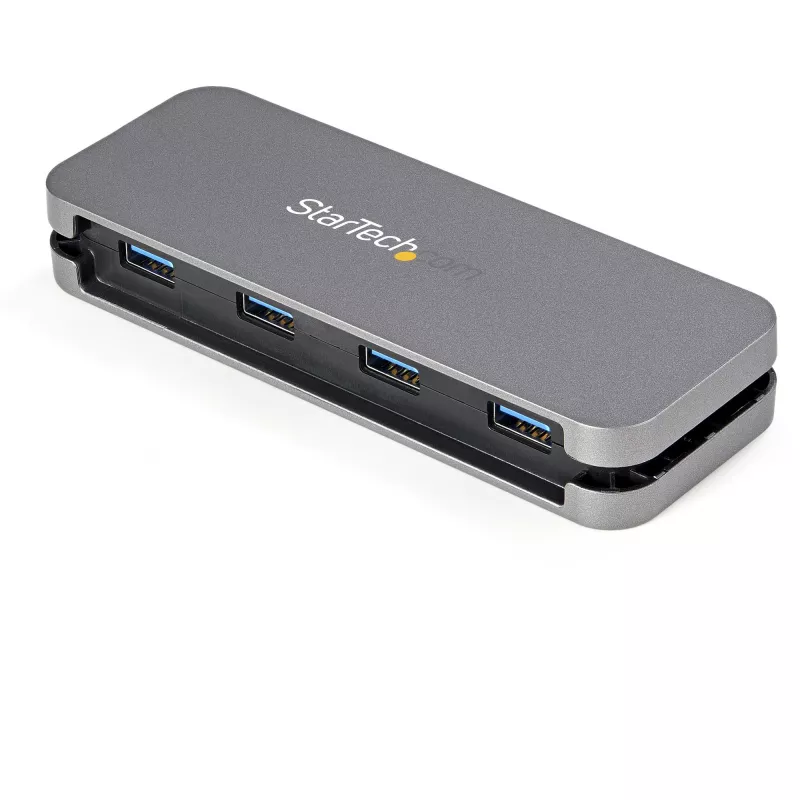 StarTech.com ~4 prievadų USB C šakotuvas - 4x USB-A - USB 3.0 Type-C šakotuvas - USB 3.2 Gen 1 (5 Gbps) - maitinamas per magistralę nešiojamasis USB-C prie USB-A adapteris nešiojamajam kompiuteriui - 11,2 colio (28,5 cm) laidas su kabelių valdymu