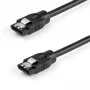 StarTech.com 0,3 m apvalus SATA laidas, 0,3 m, SATA III, SATA 7 kontaktų, SATA 7 kontaktų, kištukas/kištukas, juodas
