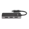 StarTech.com 3 prievadų kelių monitorių adapteris - DisplayPort 1.4 į 3x 4K DisplayPort vaizdo skirstytuvas - dviguba arba triguba 4K - nešiojamųjų / stacionarių kompiuterių DisplayPort MST šakotuvas keliems monitoriams - tik Windows kompiuteriams