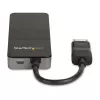 StarTech.com 3 prievadų kelių monitorių adapteris - DisplayPort 1.4 į 3x 4K DisplayPort vaizdo skirstytuvas - dviguba arba triguba 4K - nešiojamųjų / stacionarių kompiuterių DisplayPort MST šakotuvas keliems monitoriams - tik Windows kompiuteriams