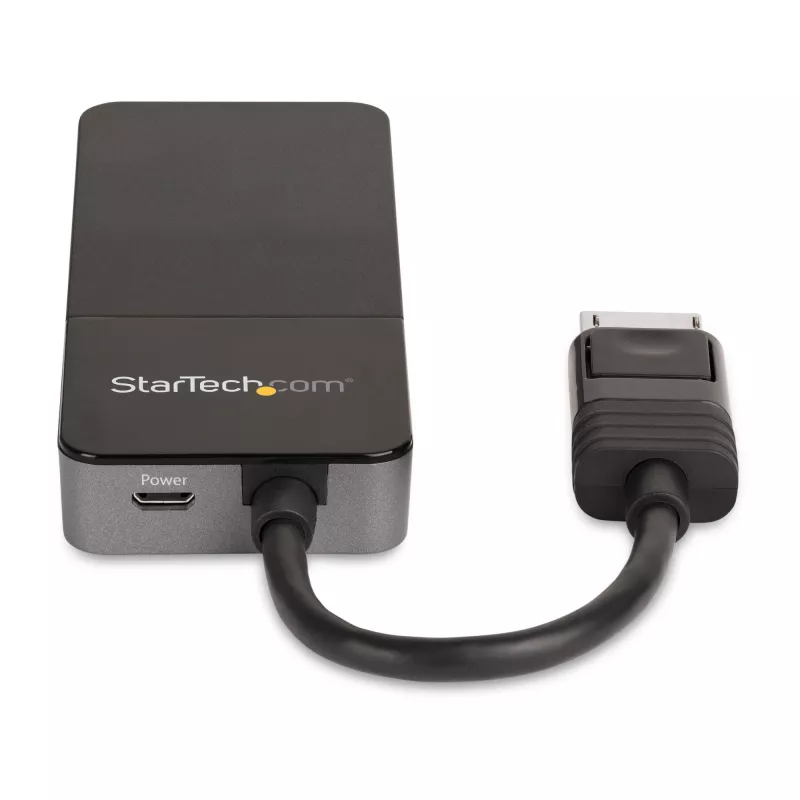 StarTech.com 3 prievadų kelių monitorių adapteris - DisplayPort 1.4 į 3x 4K DisplayPort vaizdo skirstytuvas - dviguba arba triguba 4K - nešiojamųjų / stacionarių kompiuterių DisplayPort MST šakotuvas keliems monitoriams - tik Windows kompiuteriams