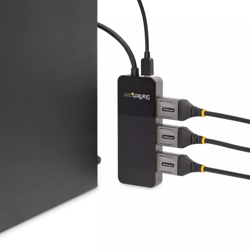 StarTech.com 3 prievadų kelių monitorių adapteris - DisplayPort 1.4 į 3x 4K DisplayPort vaizdo skirstytuvas - dviguba arba triguba 4K - nešiojamųjų / stacionarių kompiuterių DisplayPort MST šakotuvas keliems monitoriams - tik Windows kompiuteriams
