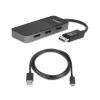 StarTech.com 3 prievadų kelių monitorių adapteris - DisplayPort 1.4 į 3x 4K DisplayPort vaizdo skirstytuvas - dviguba arba triguba 4K - nešiojamųjų / stacionarių kompiuterių DisplayPort MST šakotuvas keliems monitoriams - tik Windows kompiuteriams