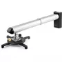 StarTech.com Universalus projektoriaus sieninis laikiklis – projektoriaus laikiklis, tinkamas trumpojo ir itin trumpojo nuotolio projektoriams, iki 33 svarų (15 kg) – pakreipimas/pasukimas/sukiojimas – reguliuojamas 16,5–27,7 colio atstumas nuo sienos – TAA