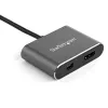 StarTech.com USB C daugiafunkcis vaizdo adapteris - 4K 60Hz USB-C į HDMI 2.0 arba Mini DisplayPort 1.2 monitoriaus adapteris - USB Type-C 2-in-1 ekrano keitiklis HDMI/MDP HBR2 HDR - suderinamas su TB3