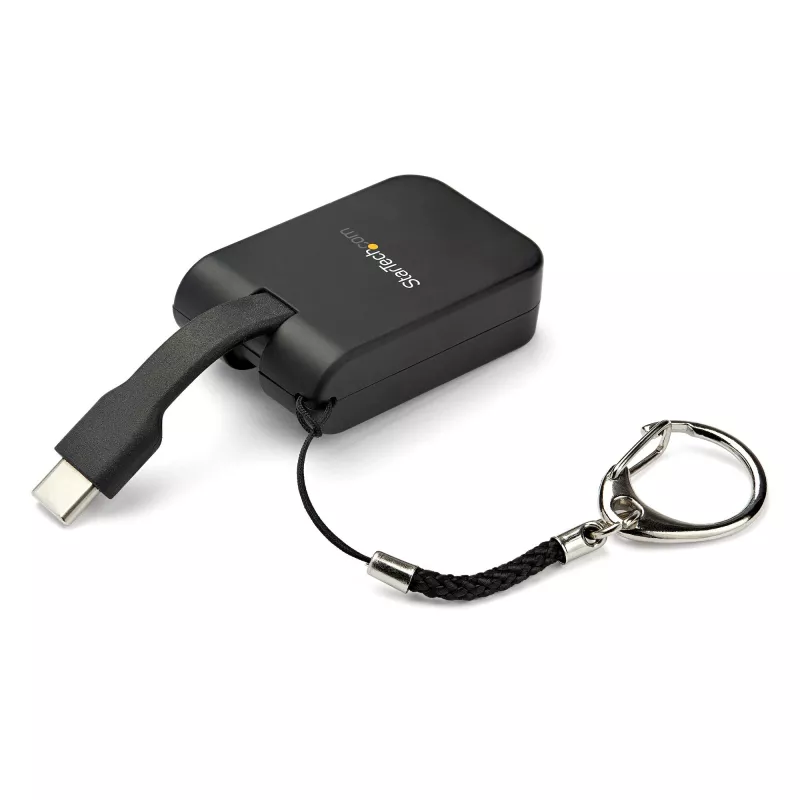 StarTech.com Compact USB C to HDMI Adapter - 4K 30Hz USB Type-C to HDMI Video Display Converter su Keychain Ring - USB-C DP Alt Mode to HDMI Monitor Dongle - Thunderbolt 3 Suderinama